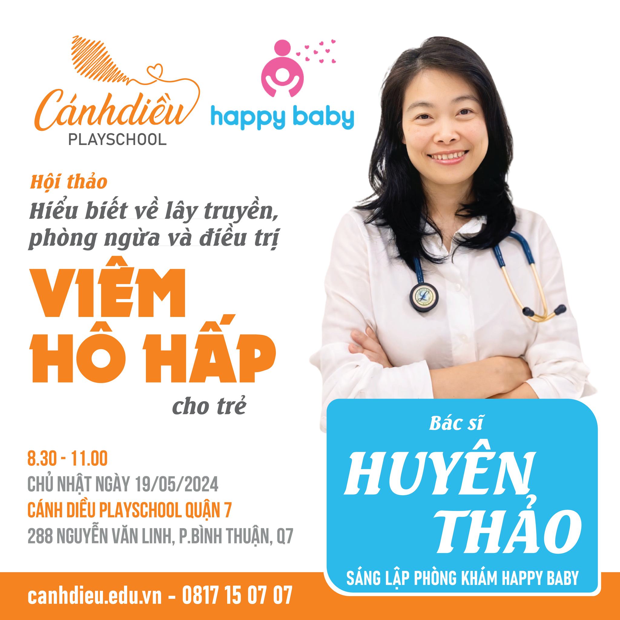 Hội thảo “TÌM HIỂU VỀ CÁCH THỨC LÂY TRUYỀN, PHÒNG NGỪA VÀ ĐIỀU TRỊ CÁC BỆNH VỀ VIÊM ĐƯỜNG HÔ HẤP”